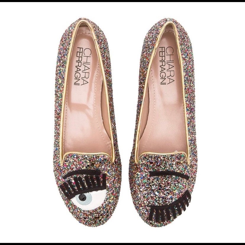Chiara Ferragni Flirting Italian Leather Flats 9